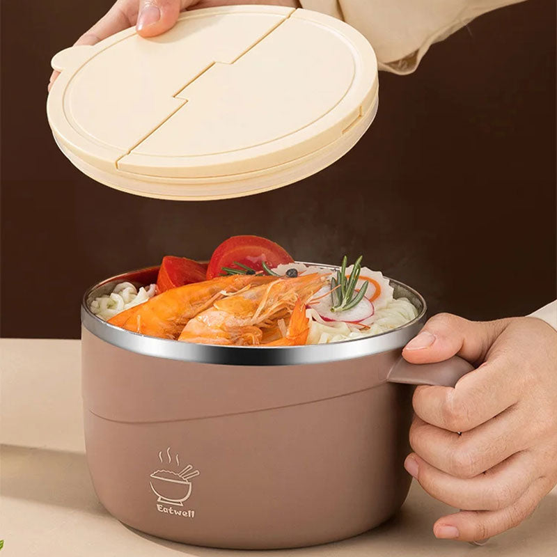 ⏳LAST DAY SALE 40% OFF💕304 Stainless Steel Multi-Purpose Anti-Scald Large-Capacity Instant Noodle Bowl