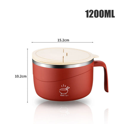 ⏳LAST DAY SALE 40% OFF💕304 Stainless Steel Multi-Purpose Anti-Scald Large-Capacity Instant Noodle Bowl