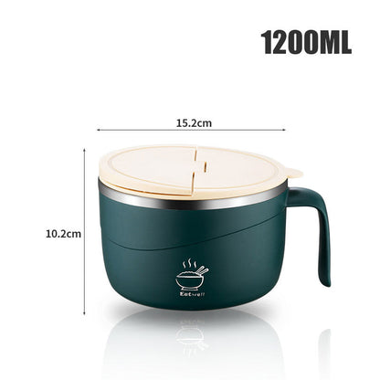 ⏳LAST DAY SALE 40% OFF💕304 Stainless Steel Multi-Purpose Anti-Scald Large-Capacity Instant Noodle Bowl