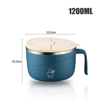 ⏳LAST DAY SALE 40% OFF💕304 Stainless Steel Multi-Purpose Anti-Scald Large-Capacity Instant Noodle Bowl