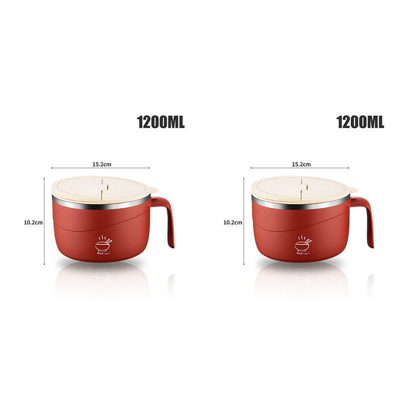 ⏳LAST DAY SALE 40% OFF💕304 Stainless Steel Multi-Purpose Anti-Scald Large-Capacity Instant Noodle Bowl