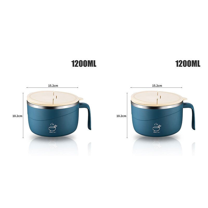 ⏳LAST DAY SALE 40% OFF💕304 Stainless Steel Multi-Purpose Anti-Scald Large-Capacity Instant Noodle Bowl