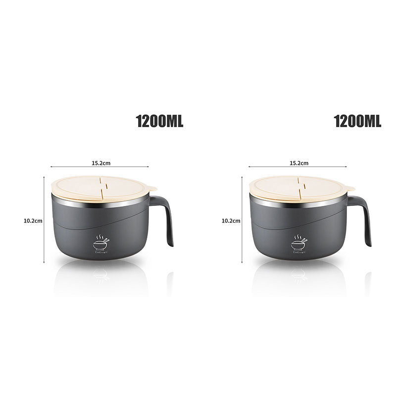 ⏳LAST DAY SALE 40% OFF💕304 Stainless Steel Multi-Purpose Anti-Scald Large-Capacity Instant Noodle Bowl