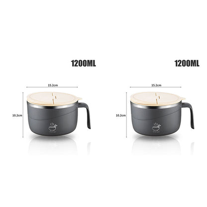 ⏳LAST DAY SALE 40% OFF💕304 Stainless Steel Multi-Purpose Anti-Scald Large-Capacity Instant Noodle Bowl