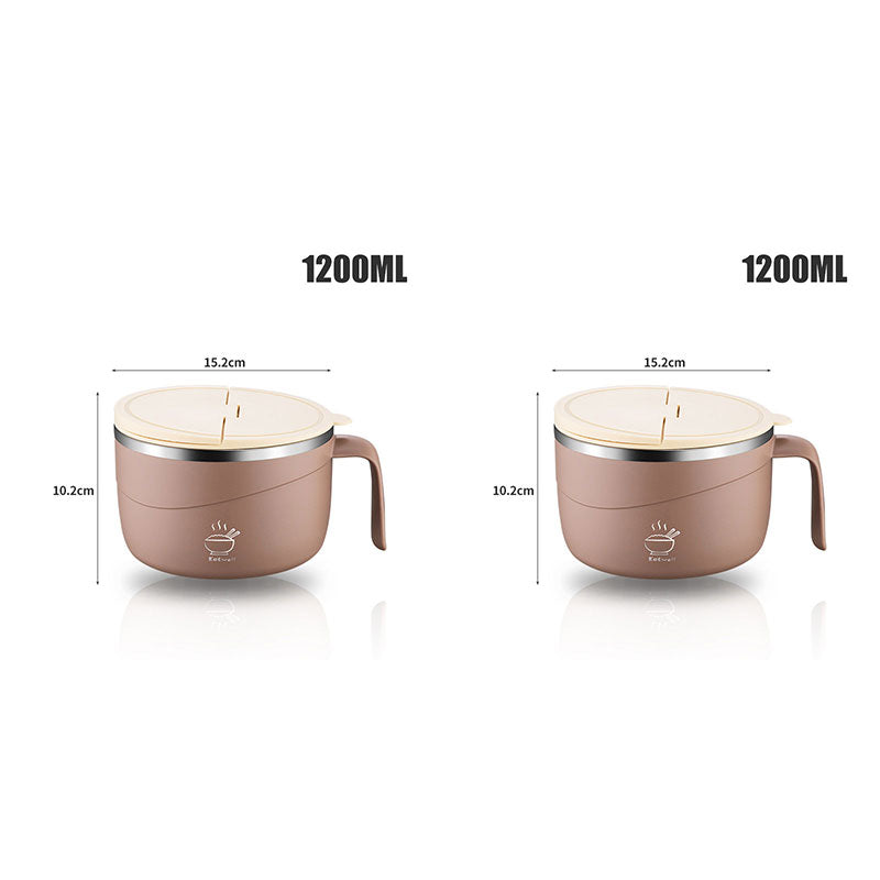⏳LAST DAY SALE 40% OFF💕304 Stainless Steel Multi-Purpose Anti-Scald Large-Capacity Instant Noodle Bowl
