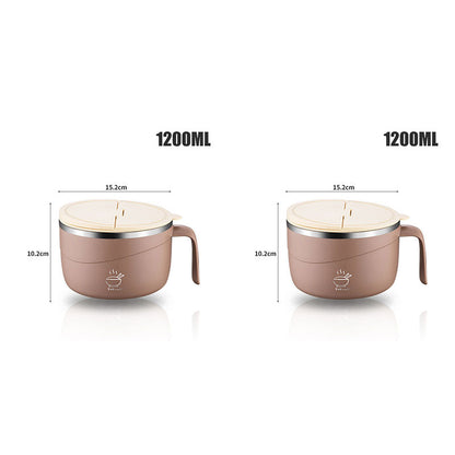⏳LAST DAY SALE 40% OFF💕304 Stainless Steel Multi-Purpose Anti-Scald Large-Capacity Instant Noodle Bowl